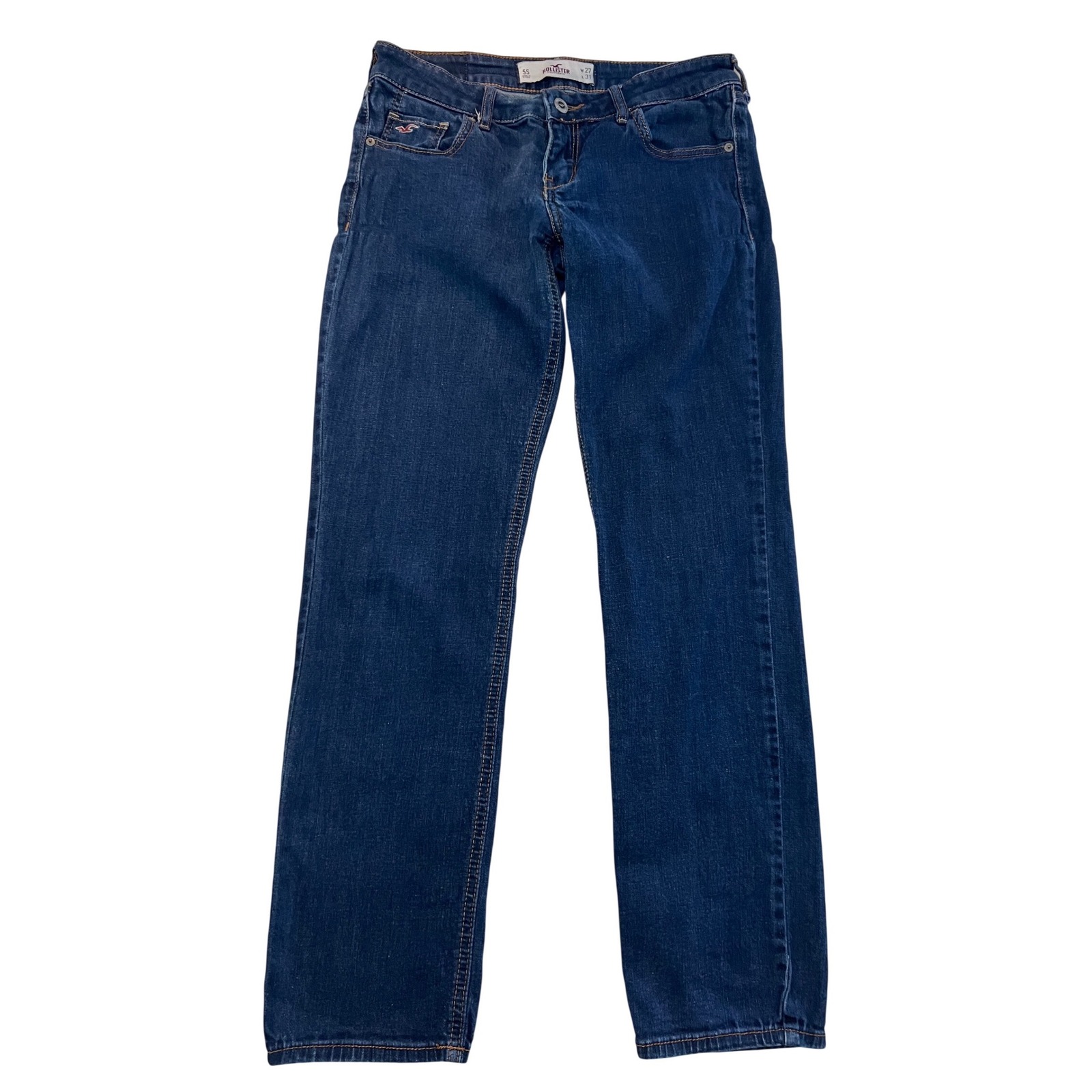 Hollister Skinny Jeans Womens 5s W27 L31 Dark Wash Low Rise Stretch Denim